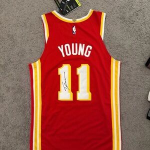 Trae Young Signed Atlanta Hawks Authentic Player Model Jersey - Game Cut NBA
